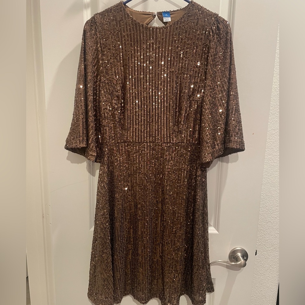 NWT Medium TALL sequin mini dress